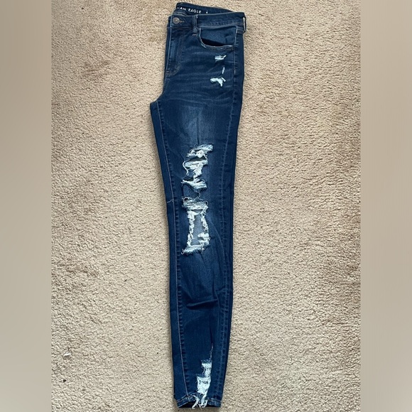 American Eagle Outfitters Denim - American Eagle size: 12 Long distressed skinny jeans!